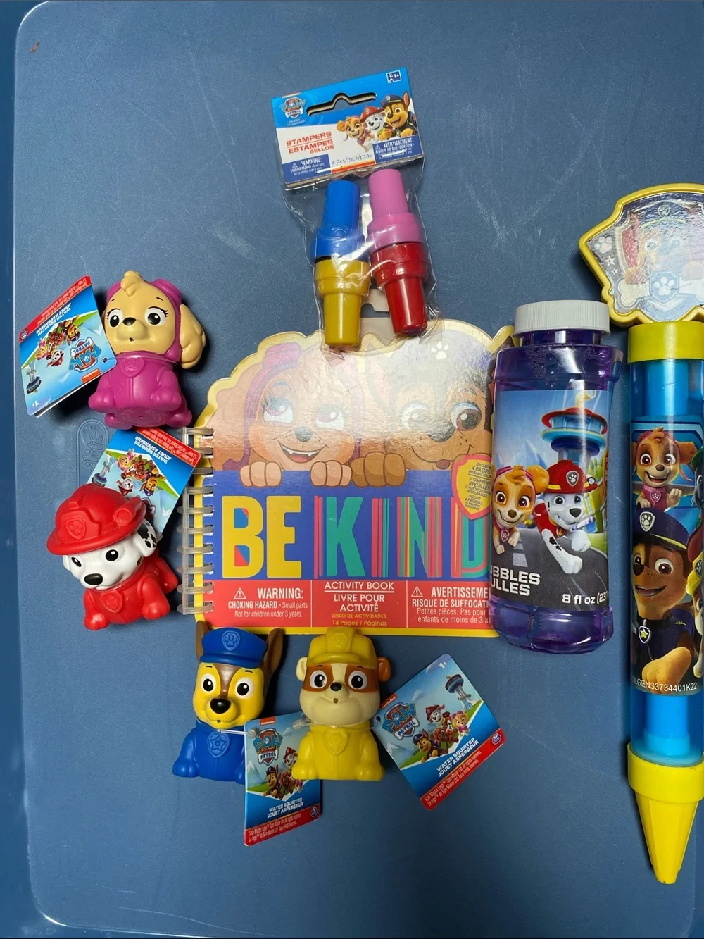 Paw Patrol Beach Play Bucket (15) Gift Set NWT